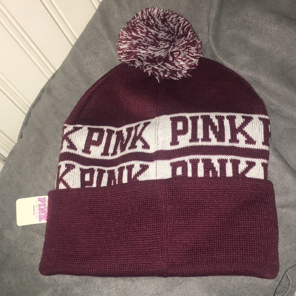Pink winter hat